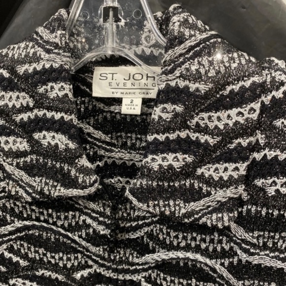 ST. JOHN EVENING BY MARIE GRAY SPARKLY CARDIGAN - Picture 2 of 2